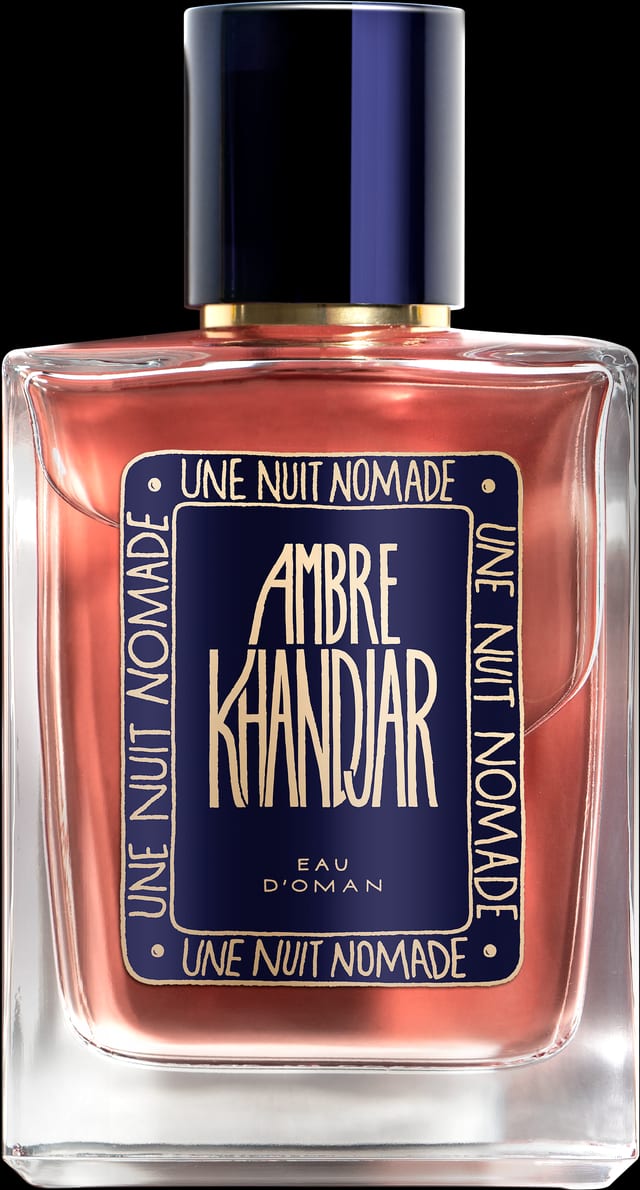 Ambre Khandjar Bottle 100 ml with transparent background 